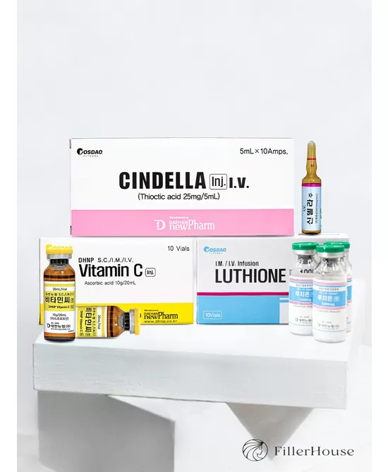 Cindella Set (Luthione 1200mg + Cindella + Vitamin C) Image